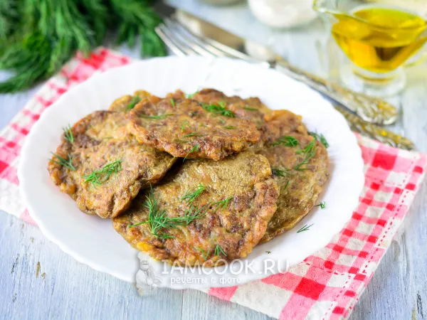 Фото блюда: Растрепки из куриной печени