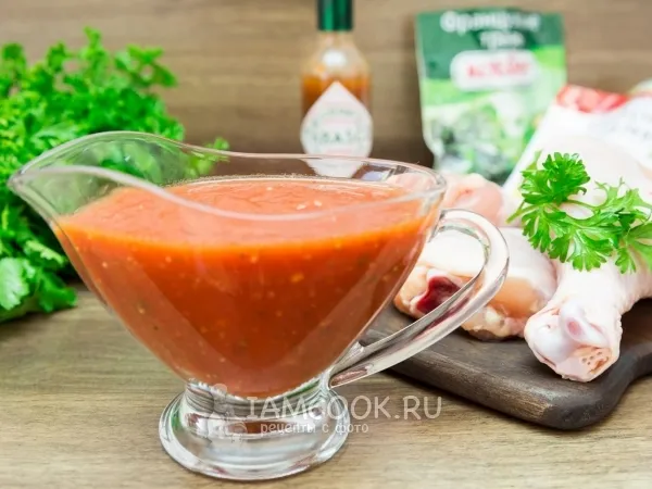 Фото готового блюда: Томатный маринад для курицы с табаско