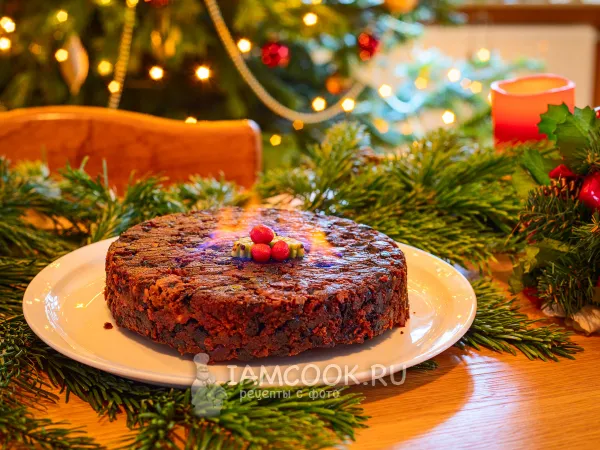 Фото блюда: Английский рождественский пудинг