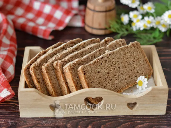 Фото готового блюда: Серый хлеб в хлебопечке