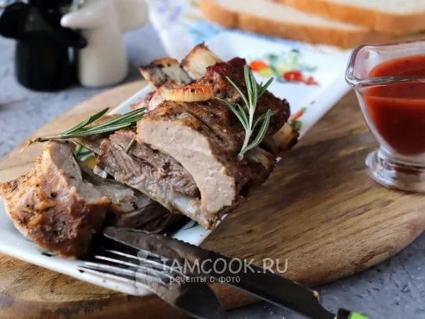 Фото блюда: Говяжьи ребра в духовке в рукаве