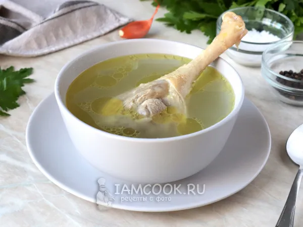 Фото готового блюда: Гусиный бульон