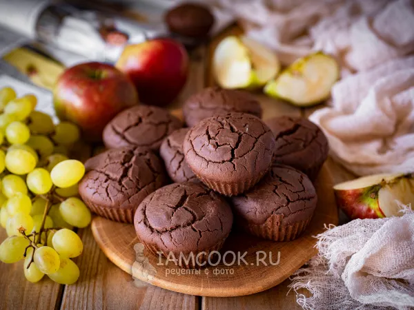 Фото блюда: Шоколадные ПП-кексы