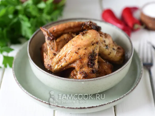 Фото блюда: Куриные крылышки в аэрогриле