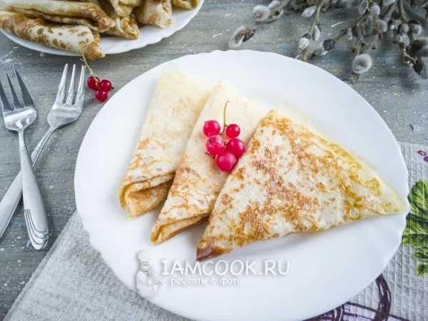 Фото блюда: Блины на кукурузном крахмале