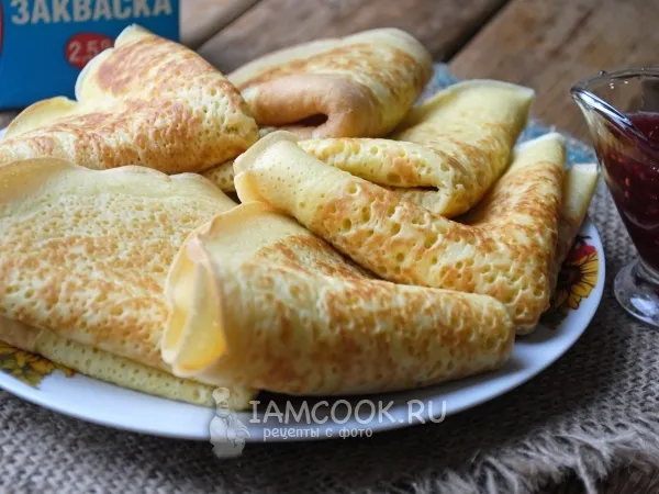 Фото блюда: Блины на закваске