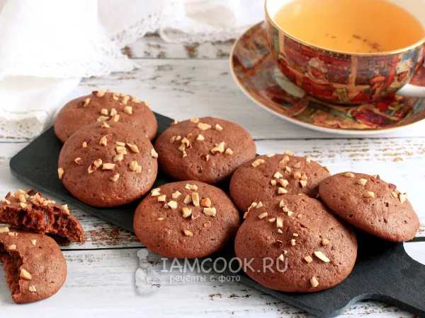 Фото готового блюда: Шоколадное печенье на кефире