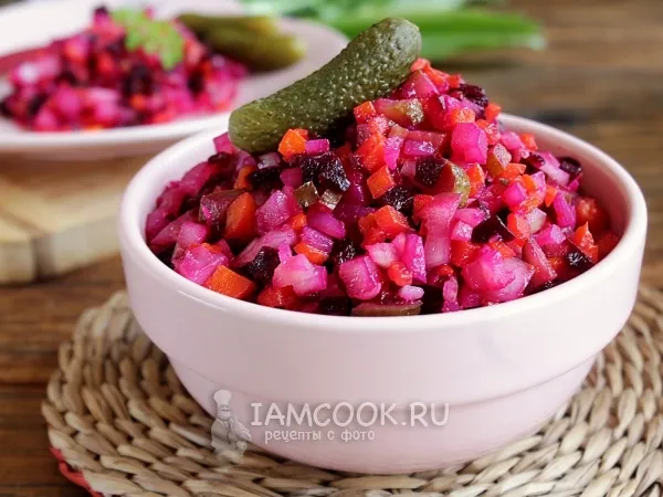 Фото блюда: Винегрет без горошка (классический рецепт)