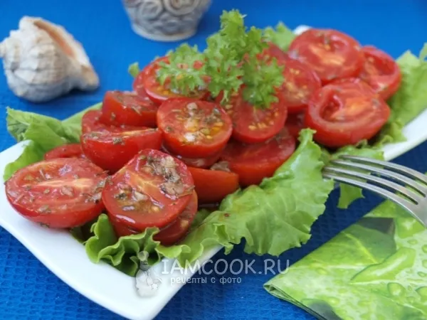 Фото готового блюда: Быстрые маринованные помидоры