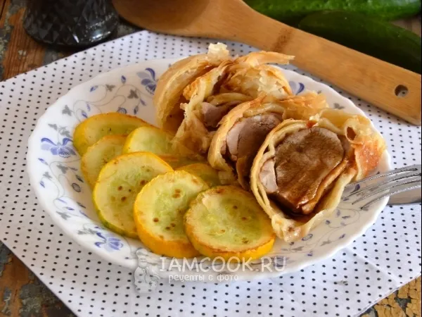 Фото блюда: Утиная грудка, запеченная в тесте