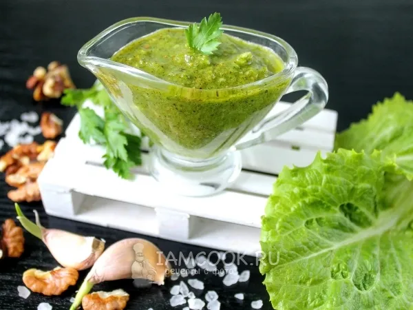 Фото блюда: Бюджетный соус Песто