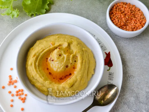 Фото блюда: Постный паштет из чечевицы