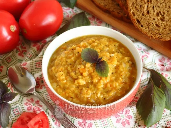 Фото блюда: Каша из чечевицы в мультиварке
