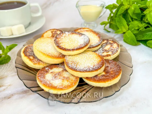 Фото готового блюда: Печенье со сгущенкой на сковороде