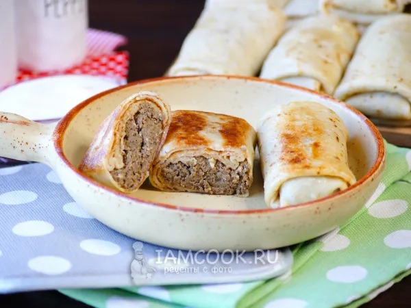 Фото блюда: Блины с печенью говяжьей