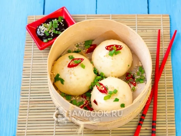 Фото готового блюда: Веганский Дим-Сам с грибами