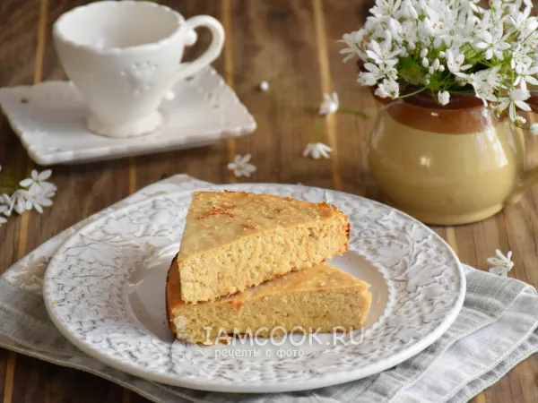 Фото блюда: Кокосовая запеканка с рикоттой