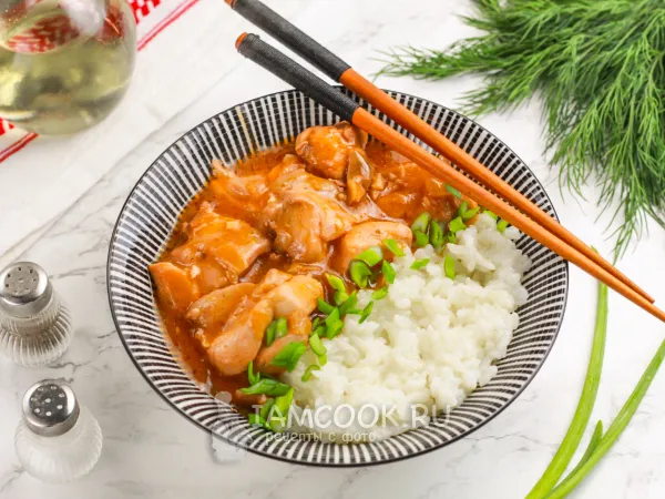 Фото блюда: Курица в соусе Том ям