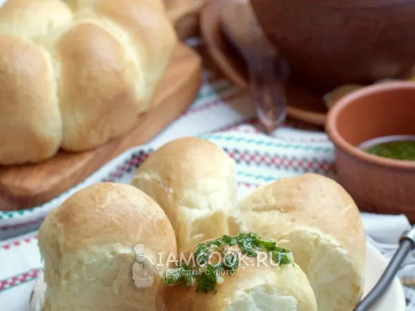 Фото готового блюда: Пампушки к борщу за 20 минут