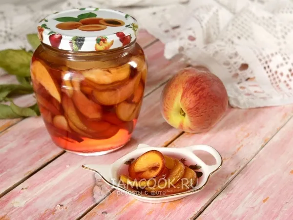 Фото блюда: Персики в собственном соку на зиму
