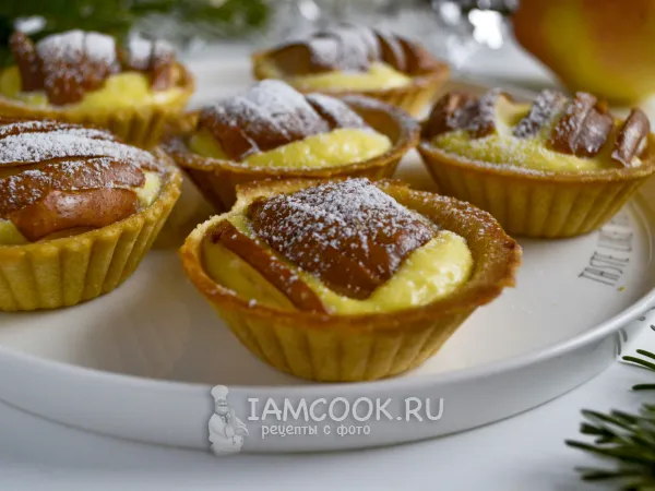 Фото блюда: Тарталетки с грушей и сыром