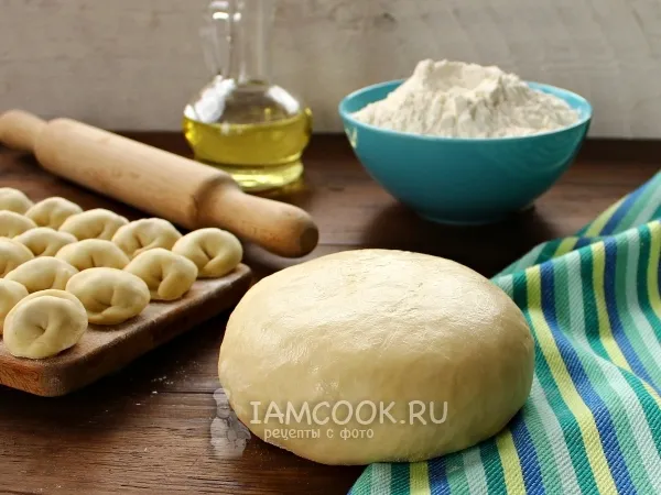 Фото блюда: Тесто для пельменей на воде и молоке