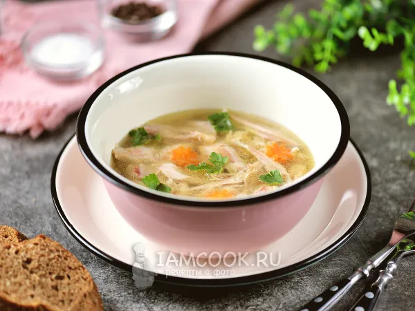 Фото блюда: Холодец из курицы и индейки (без желатина и с желатином)