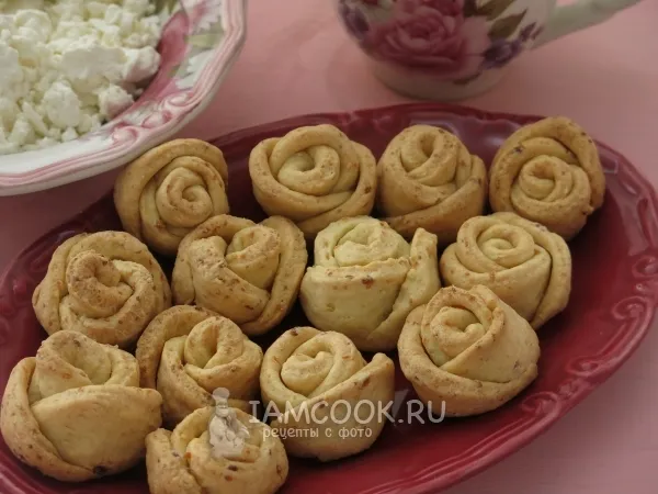 Фото блюда: Печенье «Розочки» из творожного теста