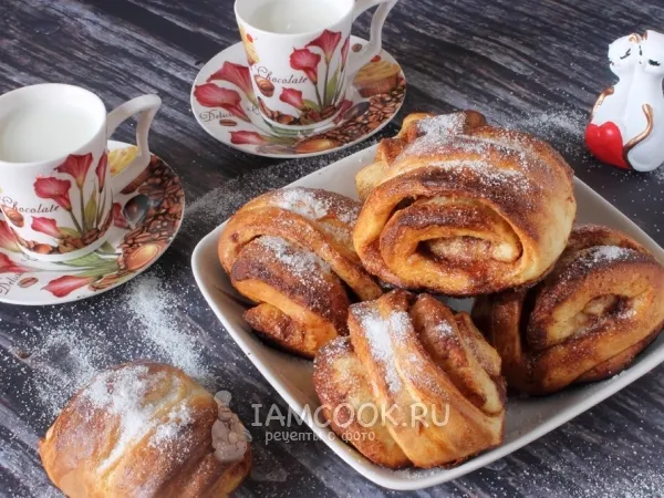 Фото готового блюда: Французские булочки с корицей