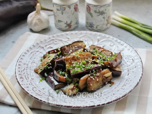 Фото блюда: Баклажаны в азиатском стиле