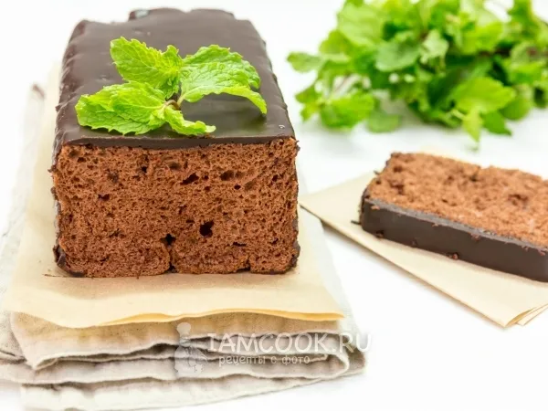 Фото готового блюда: Шоколадный кекс на белках