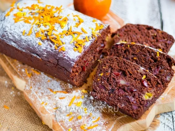 Фото готового блюда: Веганский «Пряничный» хлеб (фруктовый, без сахара)