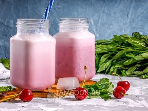 Фото блюда: Молочный коктейль с черешней