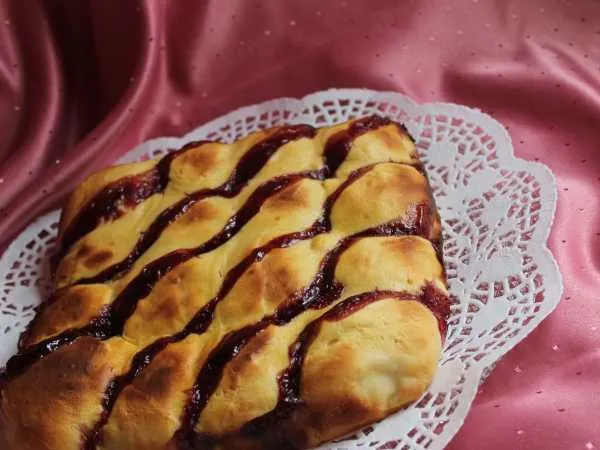 Фото готового блюда: Пирог со сливочно-творожным сыром