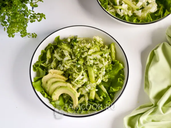 Фото блюда: Салат «Зеленая богиня»