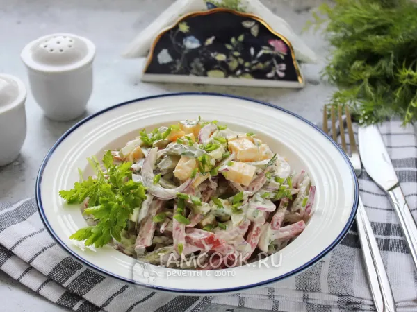 Фото готового блюда: Салат «Старый Мюнхен»
