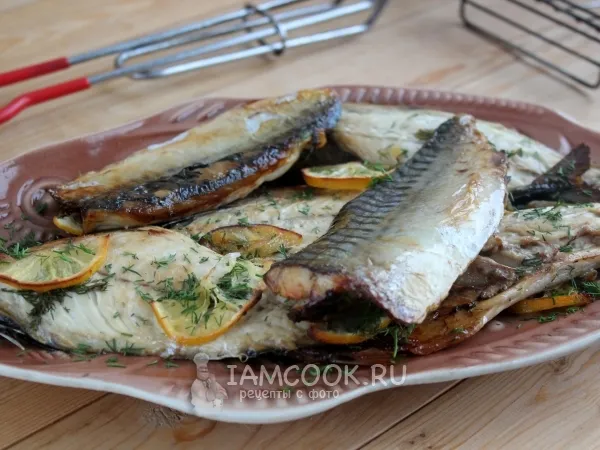 Фото готового блюда: Скумбрия на гриле