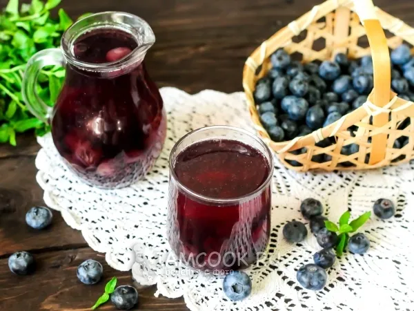 Фото блюда: Компот из голубики