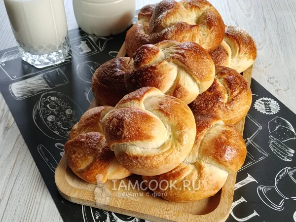 Фото блюда: Булочки «Узелки»