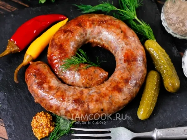 Фото блюда: Колбаса с сердцем