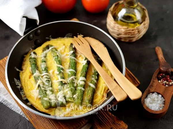 Фото блюда: Фриттата со спаржей