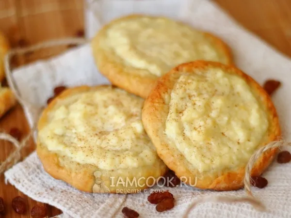 Фото блюда: Ватрушки с творогом без дрожжей (на кефире)