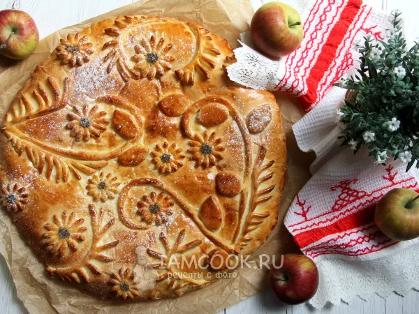 Фото блюда: Пирог с яблоками как в Штолле