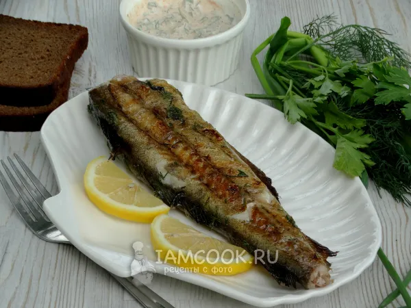 Фото блюда: Минтай на мангале (на решетке)