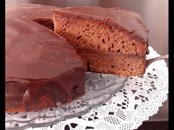 Фото готового блюда: Турецкий шоколадный пирог