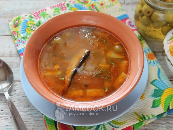 Фото готового блюда: Суп со шпротами