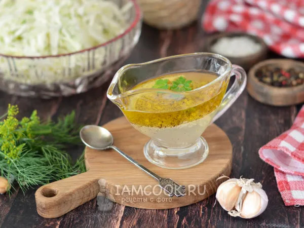 Фото блюда: Заправка для капустного салата