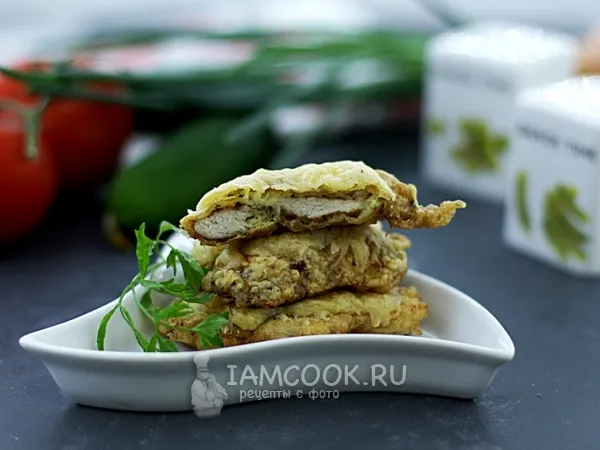 Фото блюда: Отбивные из курицы на сковороде