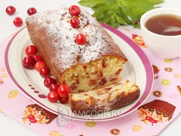 Фото блюда: Кекс с черешней