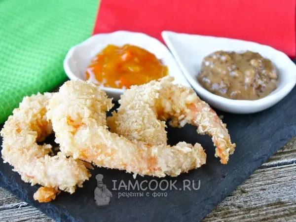 Фото блюда: Креветки темпура